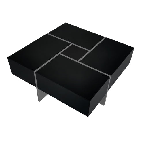 The Obsidian Square Concealment Coffee Table