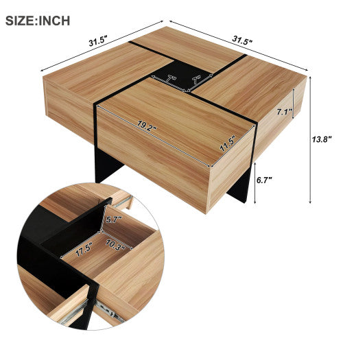 The Terra Square Concealment Coffee Table