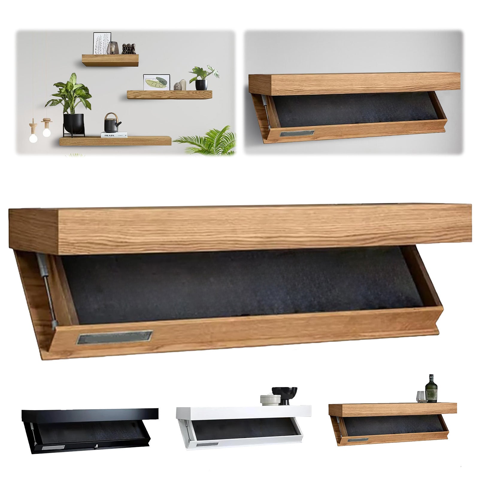 The Artisan Floating Concealment Shelf