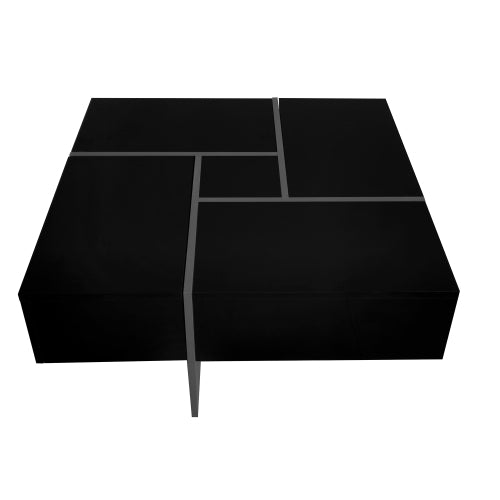 The Obsidian Square Concealment Coffee Table