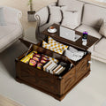 The Weston Smart-Stow Farmhouse Coffee Table