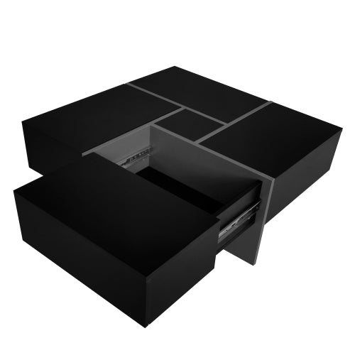 The Obsidian Square Concealment Coffee Table